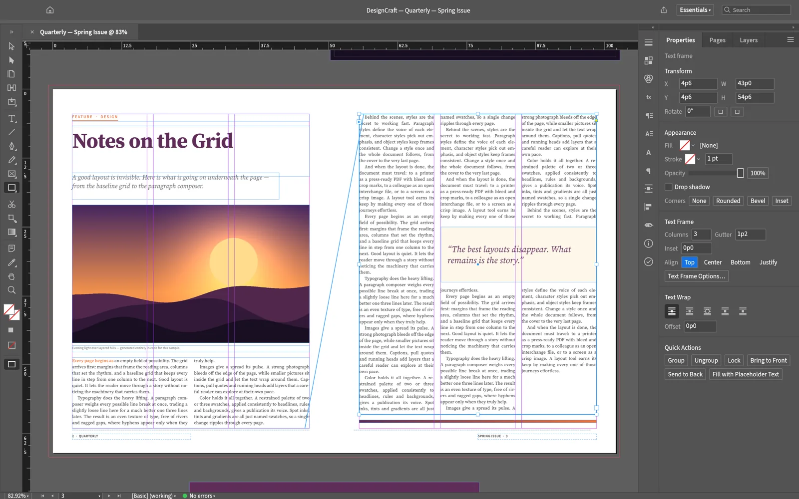 DesignCraft — Adobe InDesign